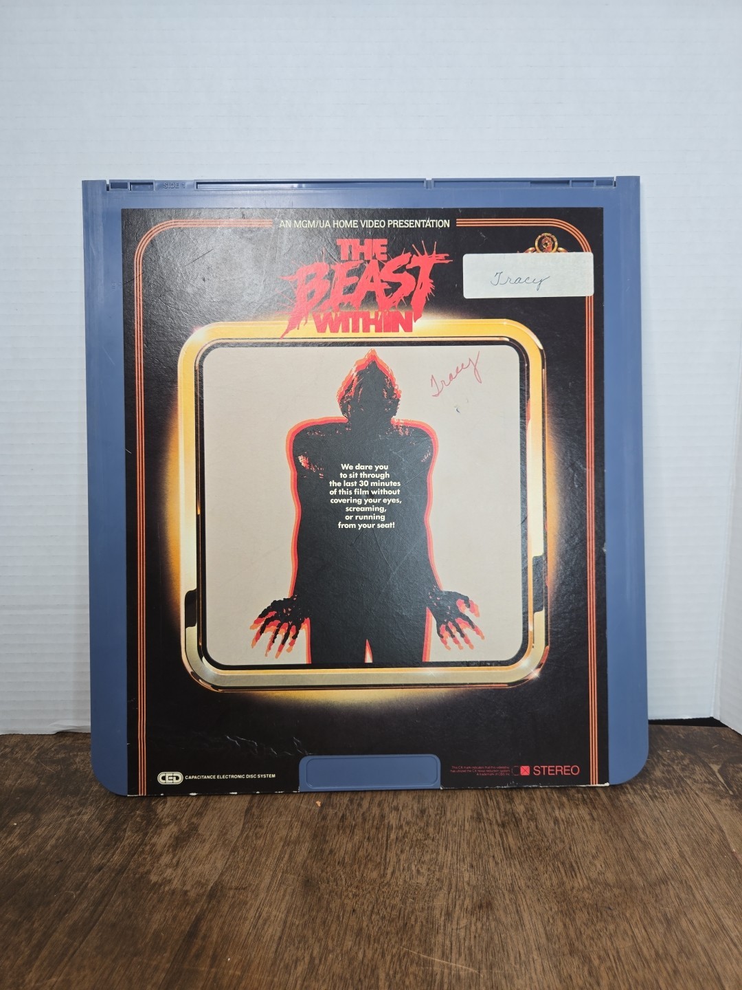 The Beast Within Ced VideoDisc Mgm Horror Tested 