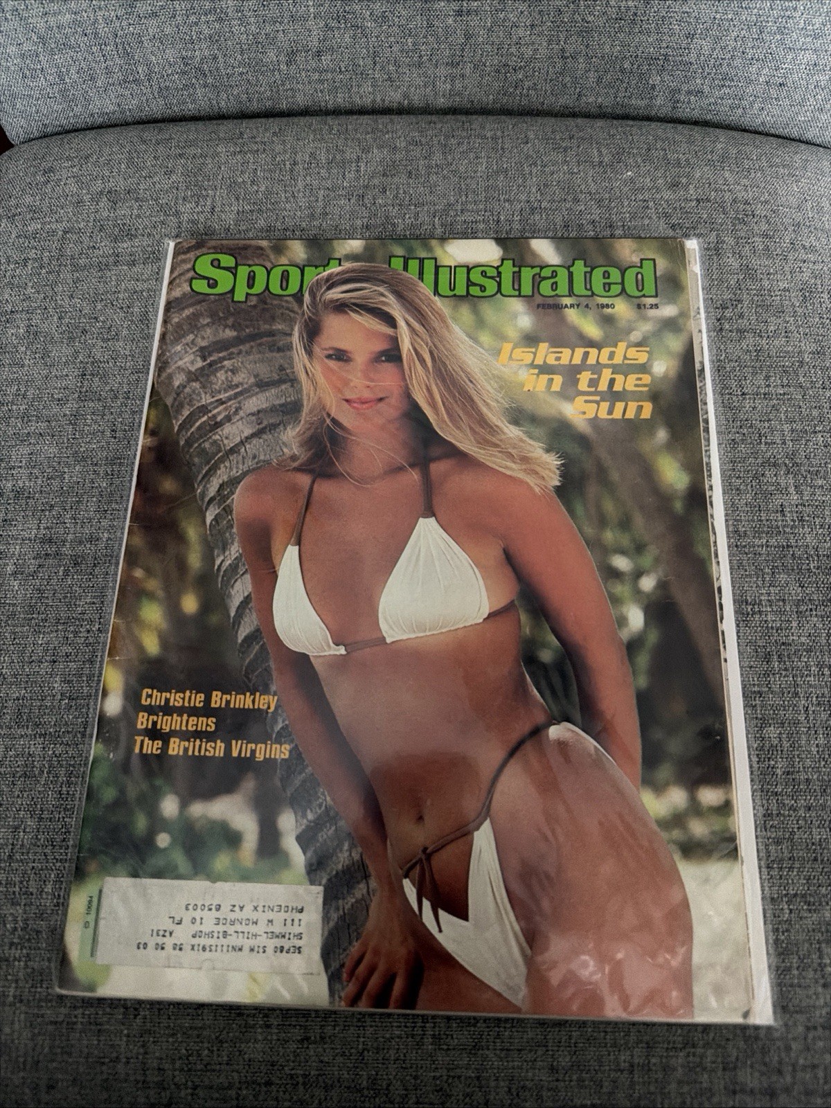 Christie Brinkley SWIMSUIT ISSUE 1980 Sports Illustrated Magazine Islands in Sun