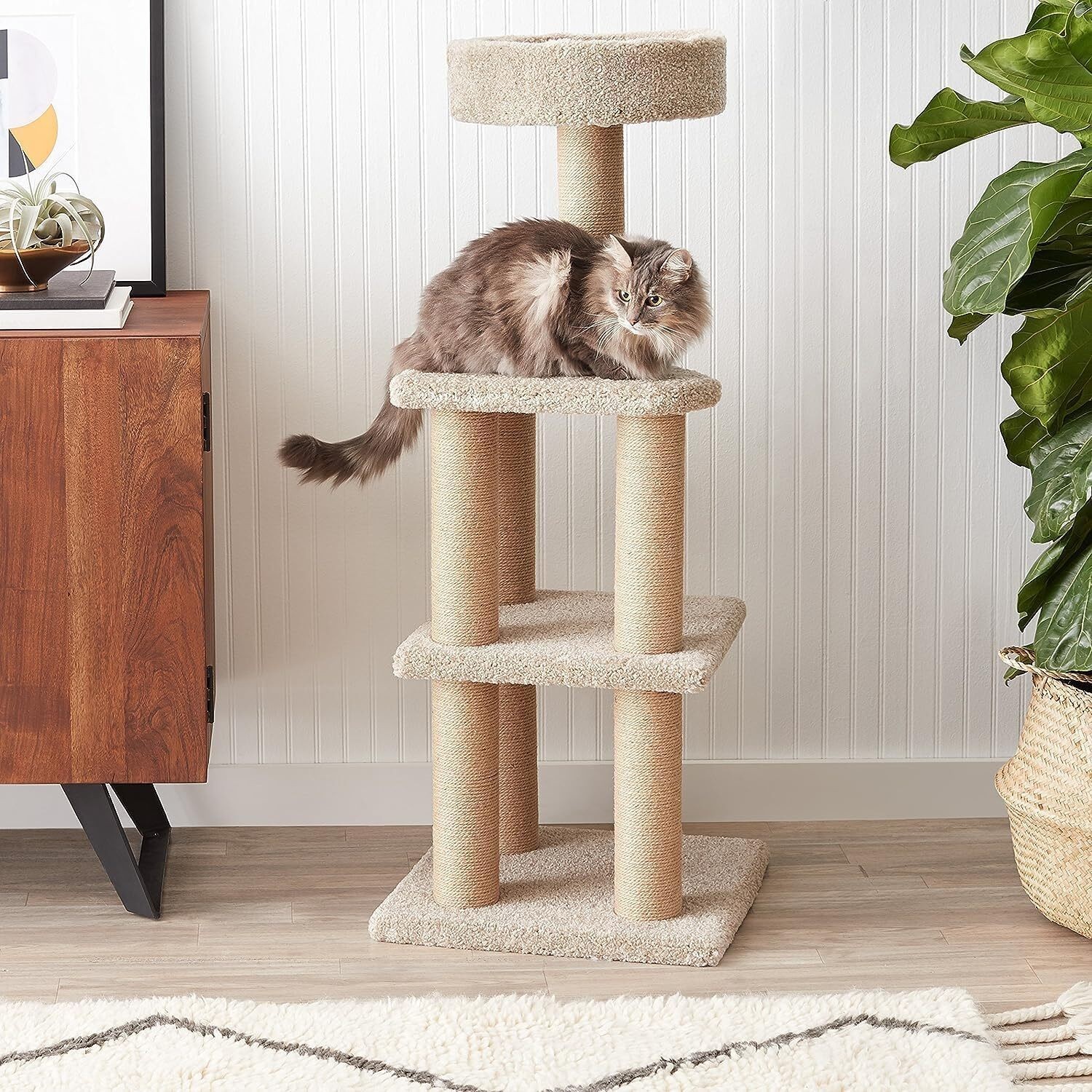 Cat Tree Indoor Climbing Activity Tower with Scratching Posts Multi-level Large