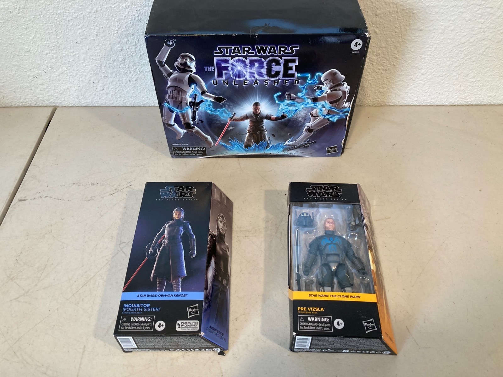 Star Wars Black Series Starkiller & Troopers 6" Hasbro Figures MISB 2023