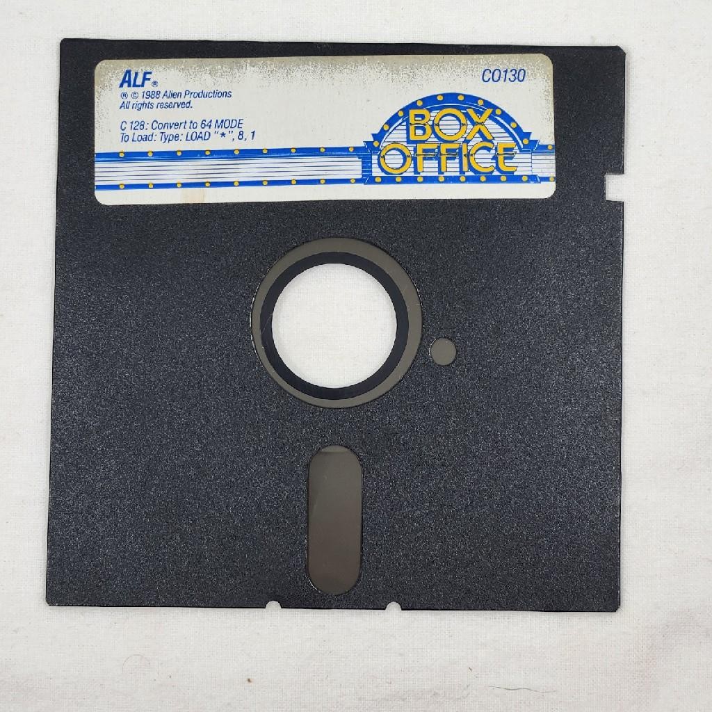 Alf Box Office 1988 Alien Productions CO130 Commodore 64/128 5.25" Floppy Disk