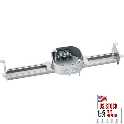  Pcs Adjustable Ceiling Fan Bracket Ceiling Mounting Bracket Electrical Box 1