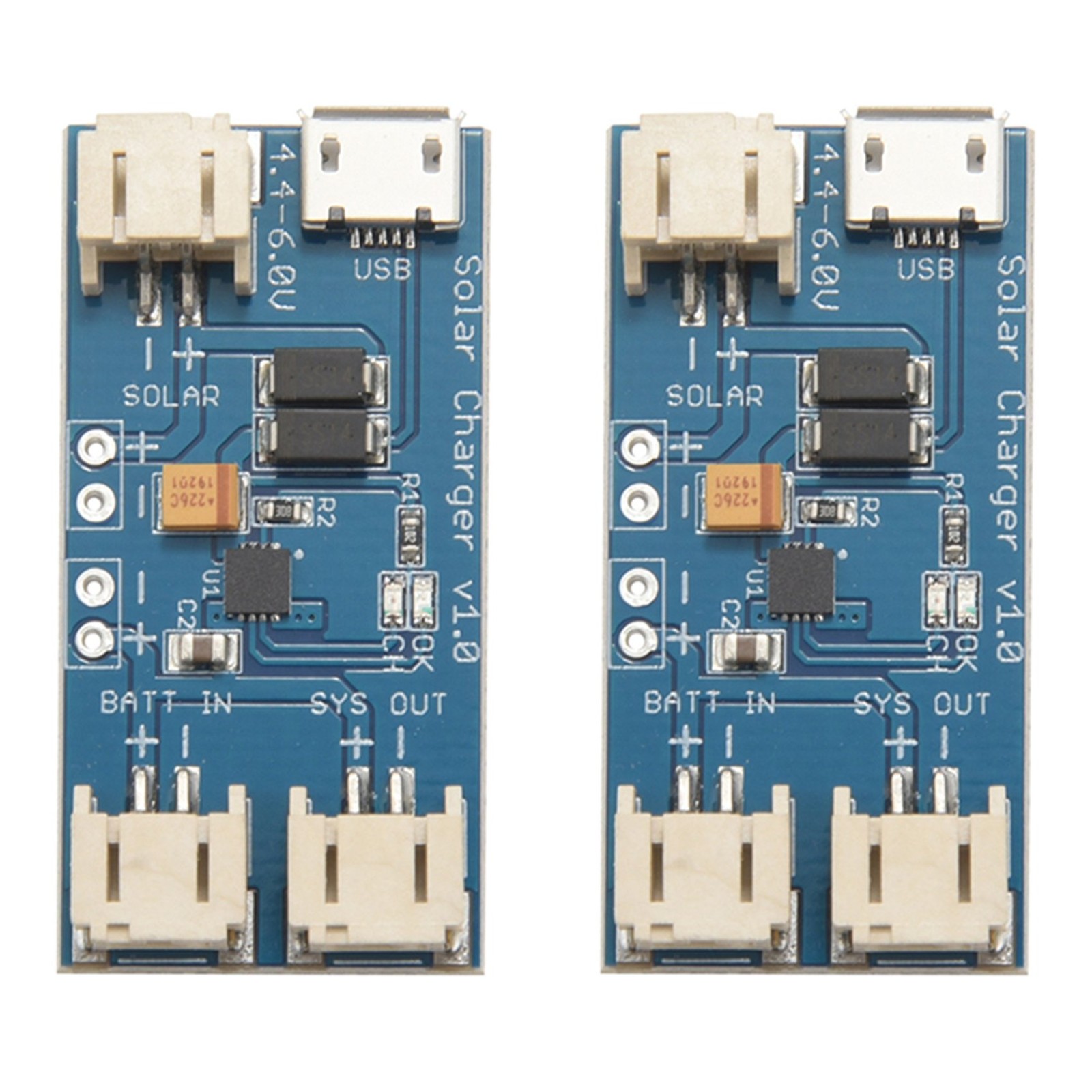 2X  Solar Lipo  Board CN3065 Lithium Battery  Board Module Y5J99084