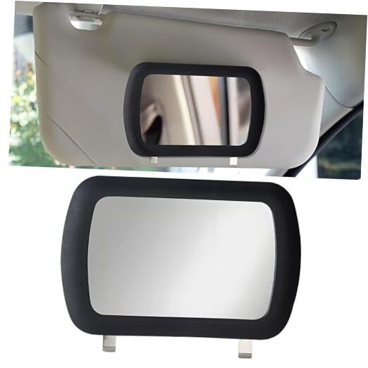 Sun Visor Car Mirror Vanity, Universal Clip on Automotive Sun Visor Vanity 