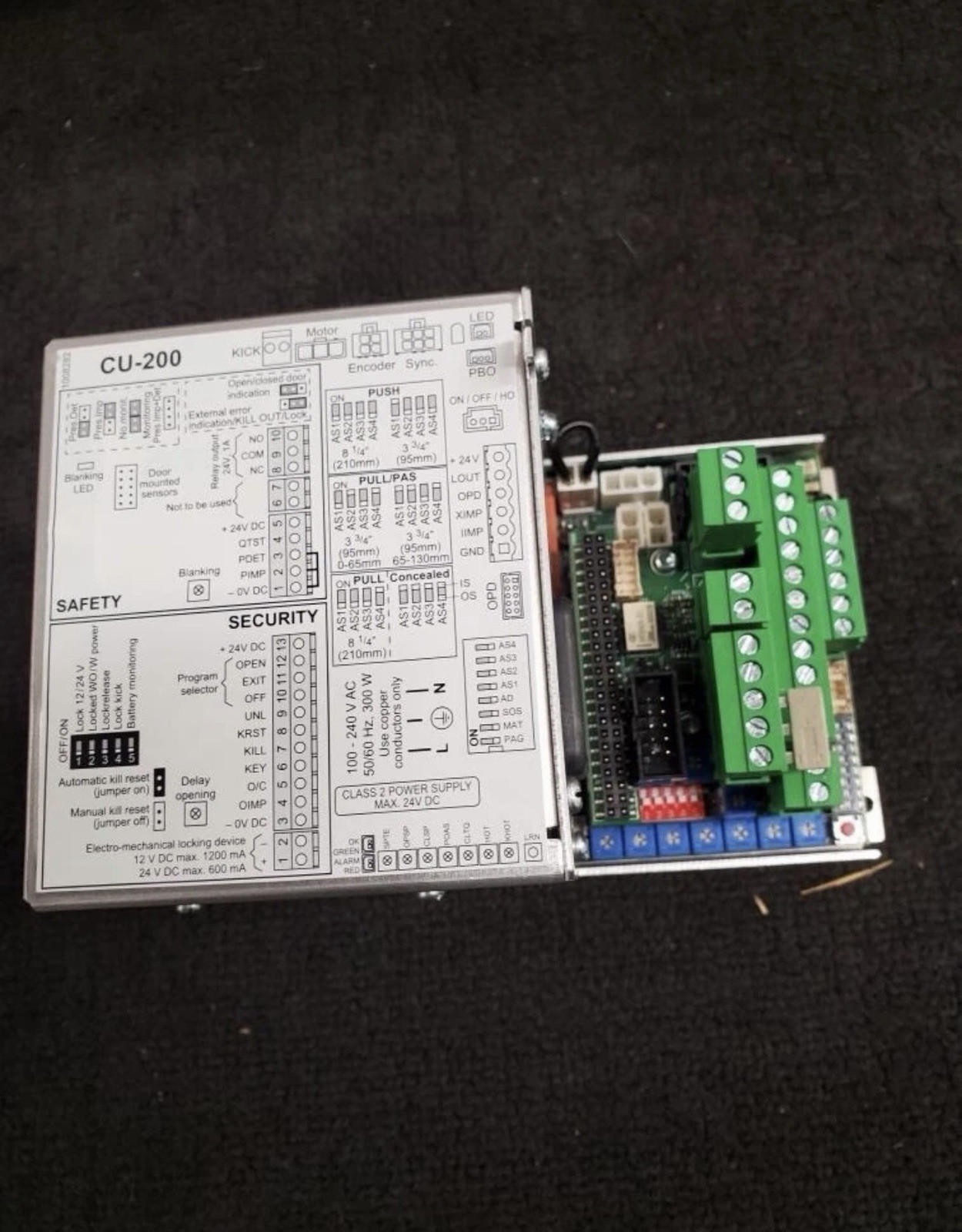 New Besam Assa Abloy SW200i Control Unit 1008346 Dorma Horton Stanley