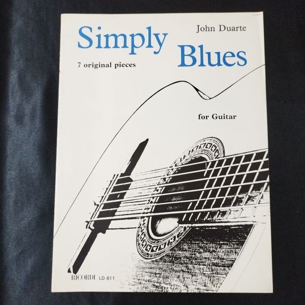 Sheet Music Guitar John W. Duart Simply Blues Op. 105 7 Piece Shelf YNC15