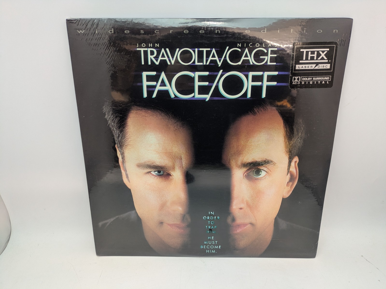 SEALED Face/Off Laserdisc, John Travolta, Nicholas Cage Widescreen Edition