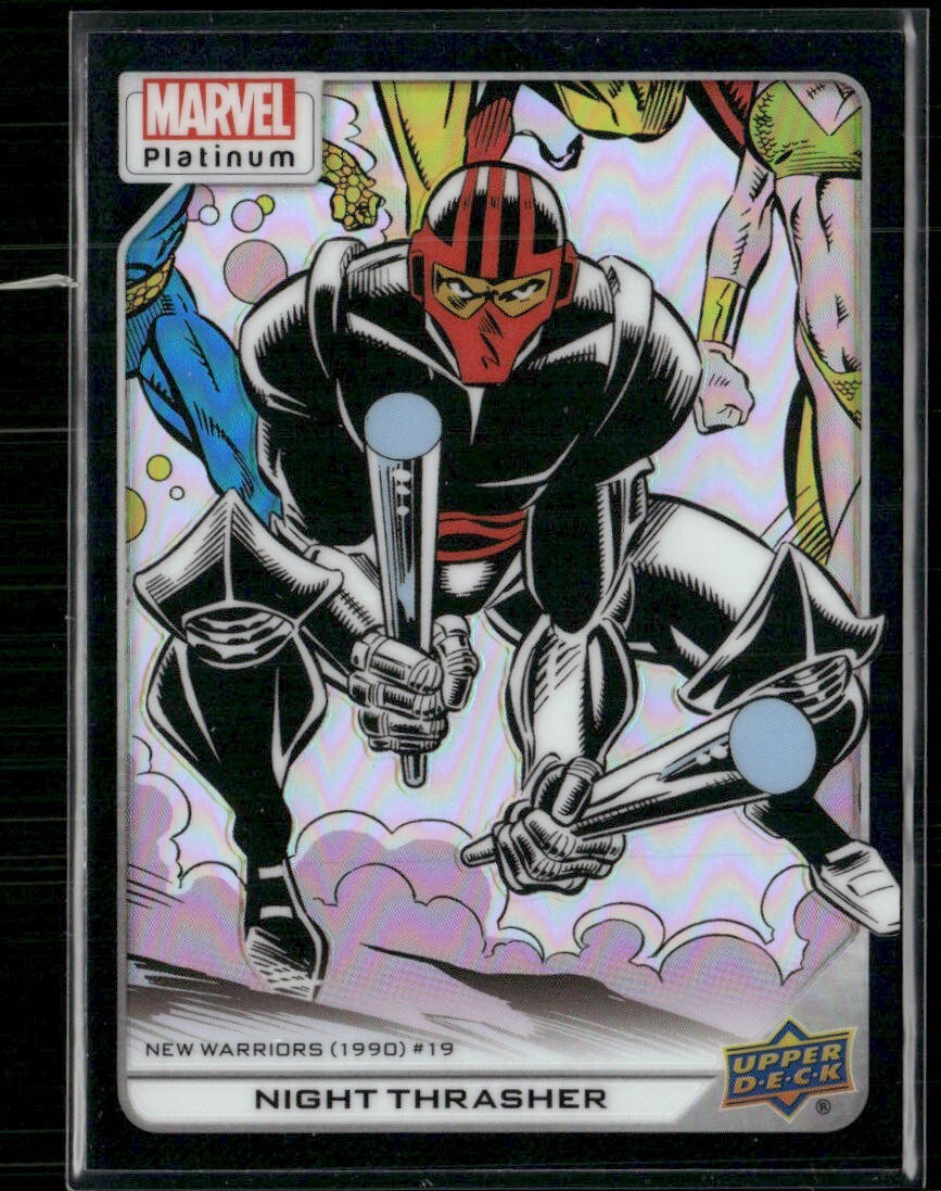 2023 Upper Deck Marvel Platinum Black Rainbow #196 - Night Thrasher