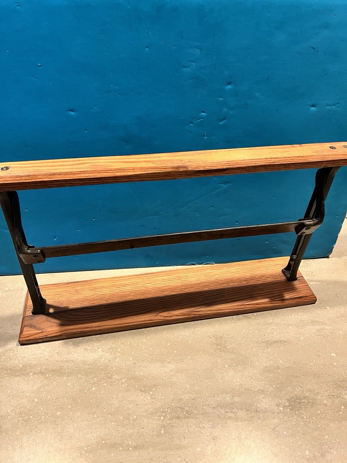 Vintage 18” Butcher Paper Roll Cutter Dispenser Rack Mercantile General Store