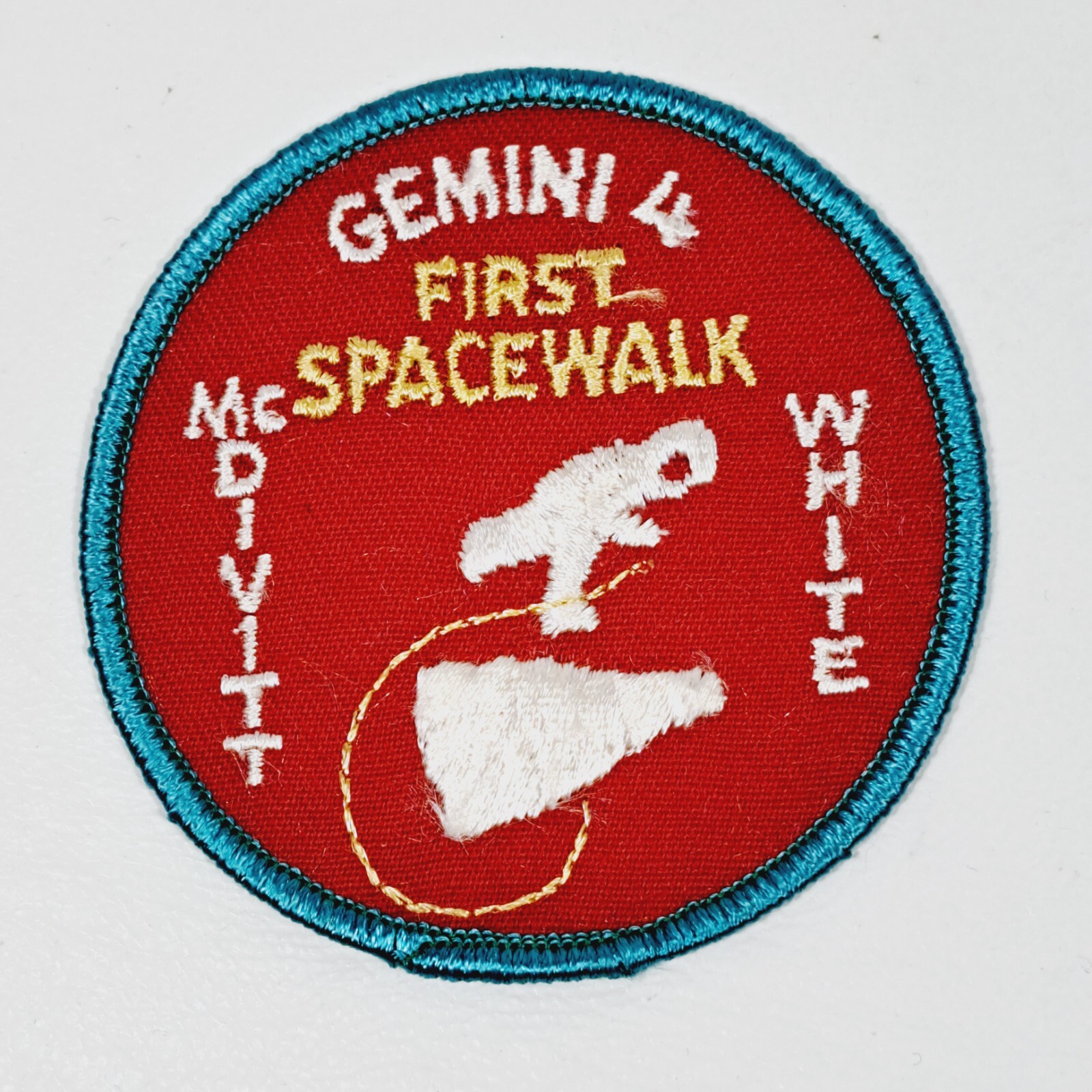NASA Astronaut Space Mission GEMINI 4 FIRST SPACE WALK 3" Patch