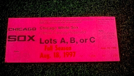1997 - 2014 CHICAGO WHITE SOX FULL SEASON PARKING PASSES TICKETS 16 YEARS