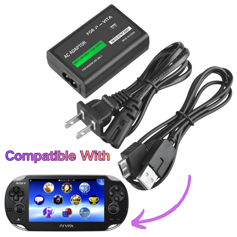 AC Adapter for Sony PlayStation Vita 1000 Series PCH-1102 PCH-1003 PCH-1103