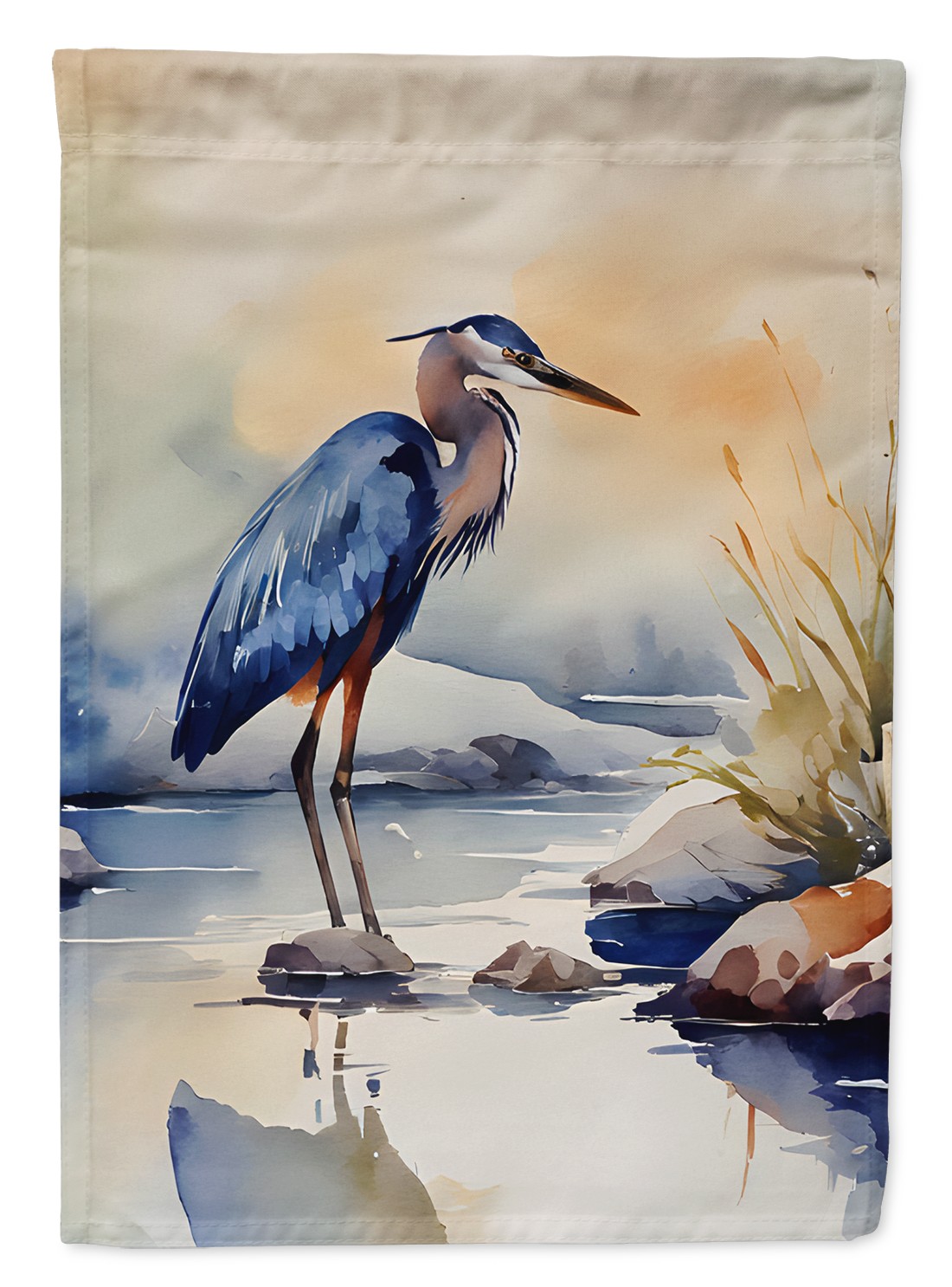 Caroline's Treasures Blue Heron Garden Flag DAC2850GF