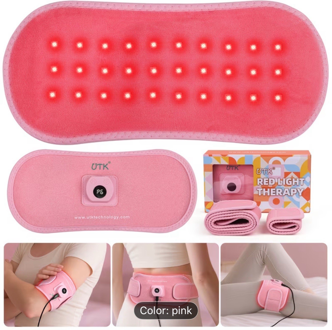 LED Red Light Therapy device pain relief reduce inflammation infrared treatment