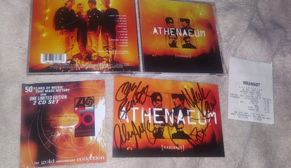 Athenaeum LOT Hand Signed Autographed Postcard Album + Lifetime Collection L@@K