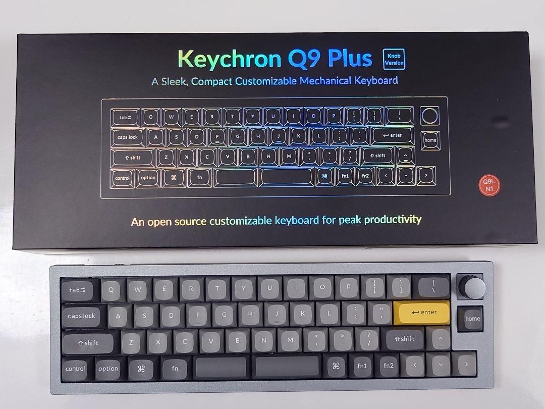 Keychron Q9 Plus Split Mechanical Keyboard Custom Hot-swappable Alice Layout
