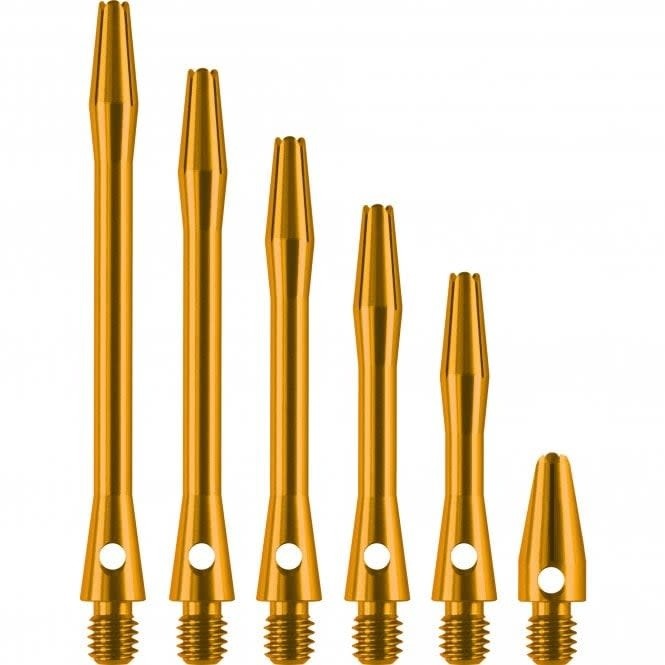 Gold Aluminum Xshort Dart Shafts -3 Sets