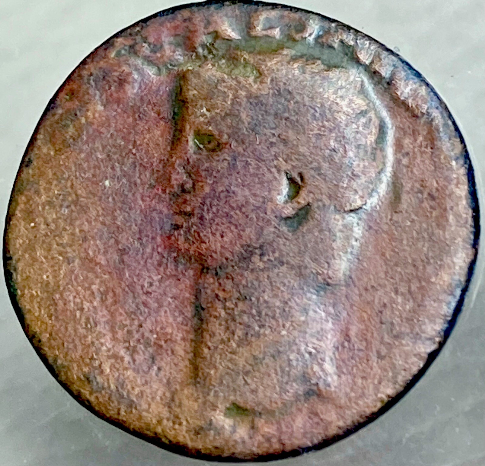 Ancient Roman Coin 41-50 AD 2000 Years Old Emperor Claudius I As Dupondius Rare