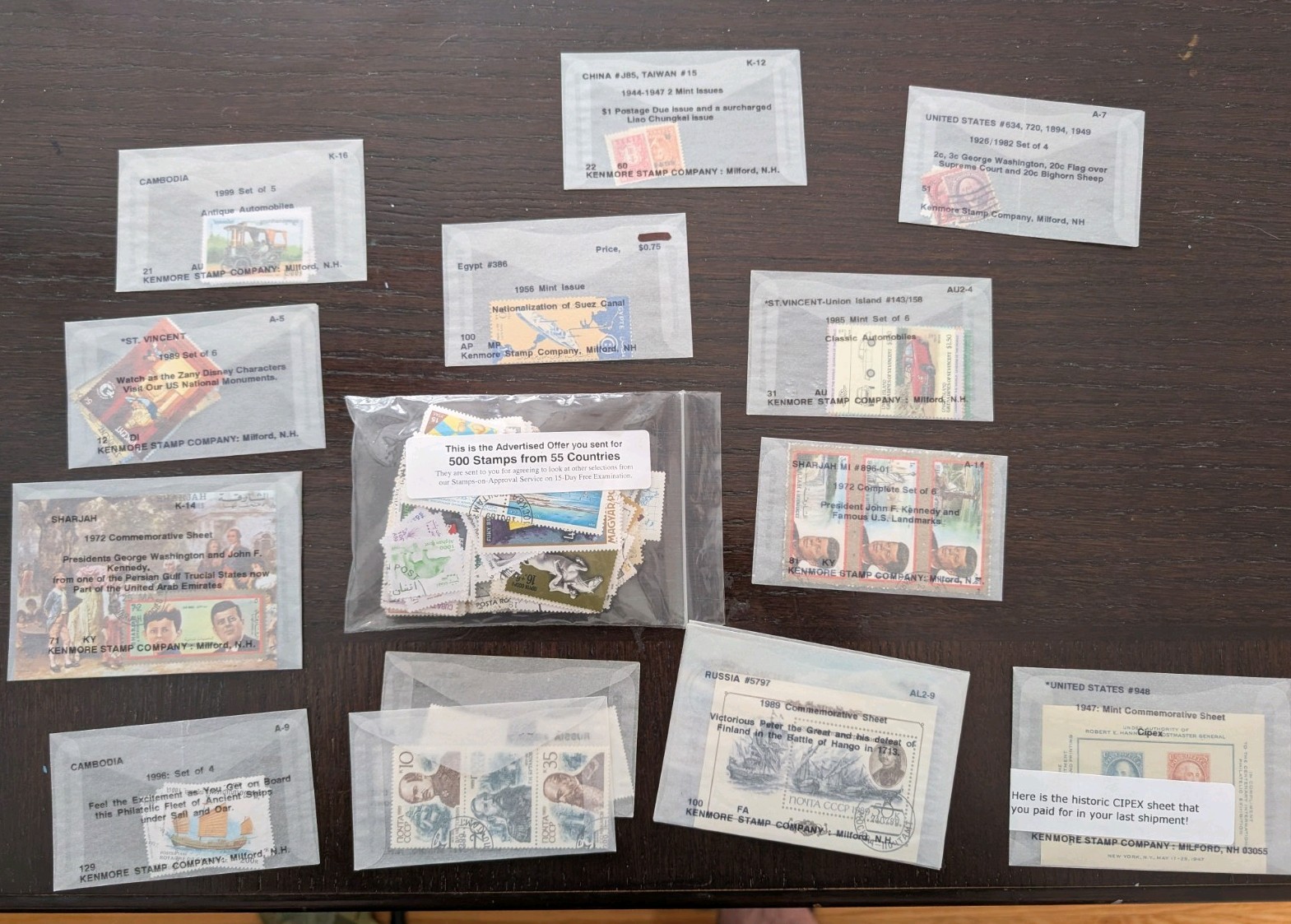 Worldwide Stamp Collection (500+)