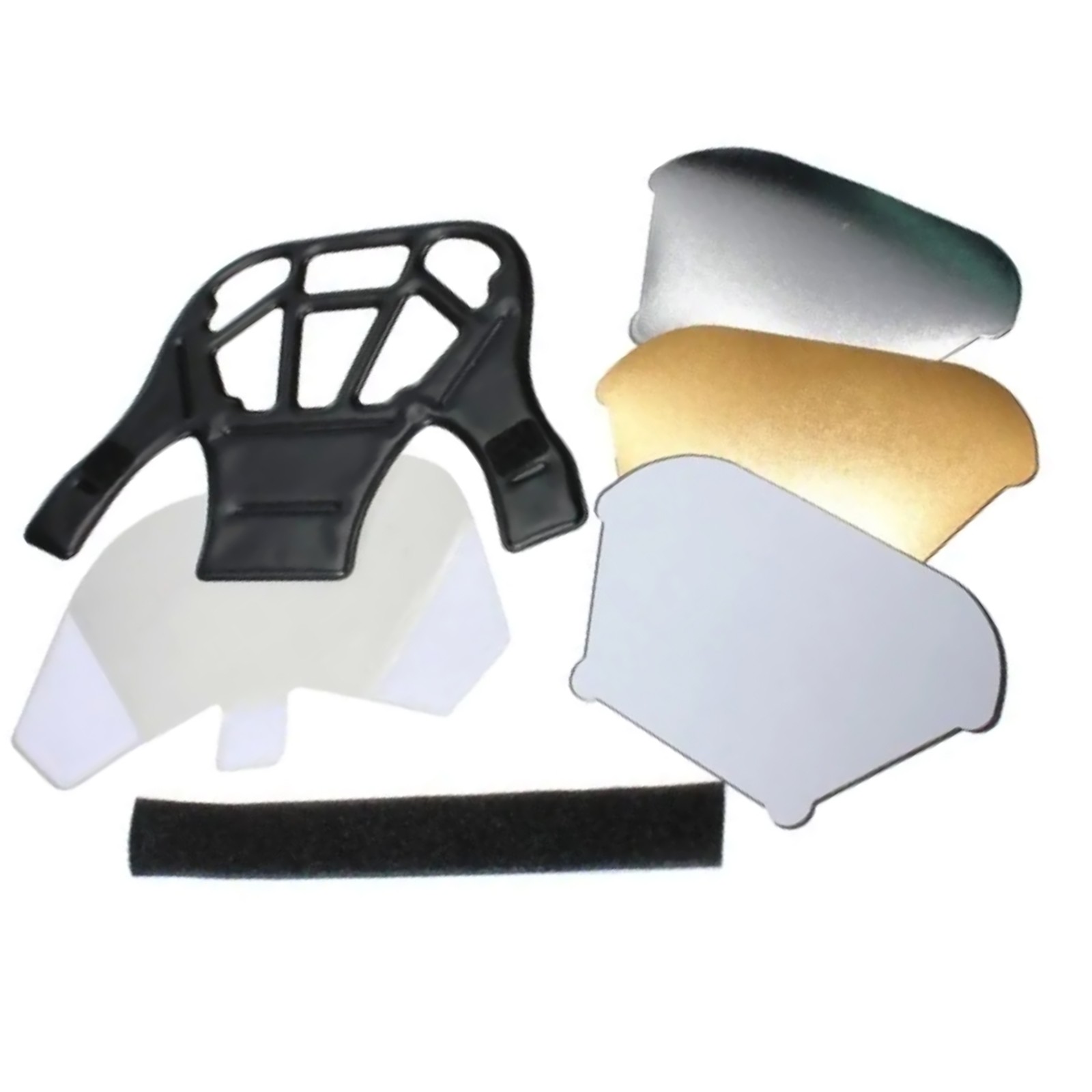 New Speedlite Diffuser Flash Light Bounce Diffuser With 3 Color Reflector Board