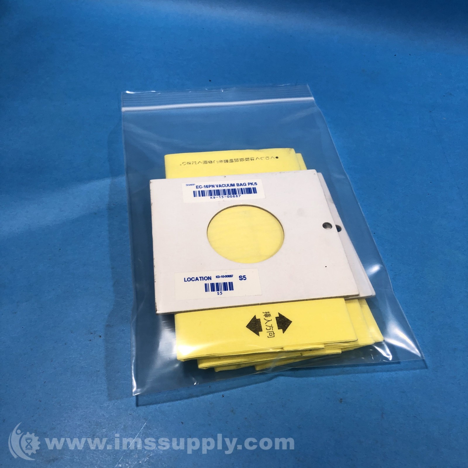 Sharp EC-16PN Pack of 5 Vacuum Bags 4408