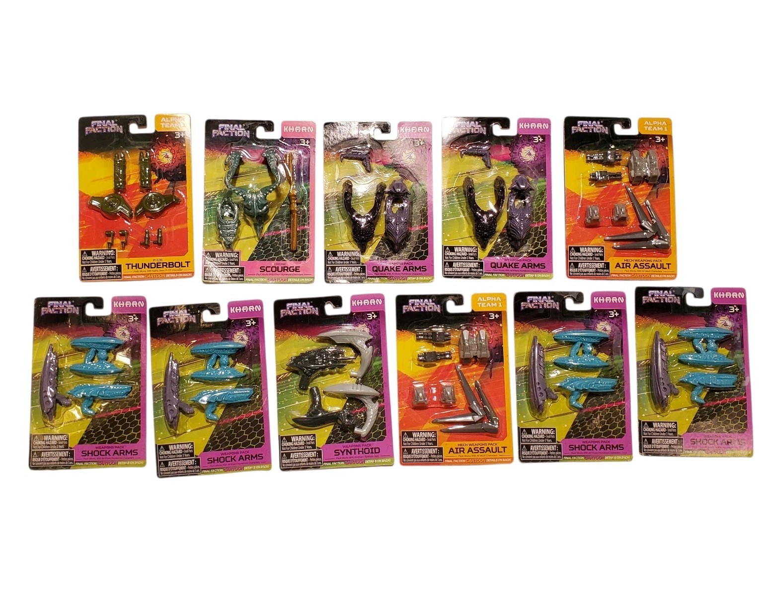 Final Faction Weapons Toy Accessories for Action Figures Kharn Alpha Team 1 Toys