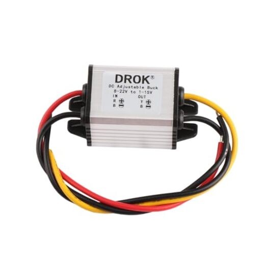  Waterproof DC Buck Converter Voltage Regulator 8-22V to 3-5V 5V2V 3A 1