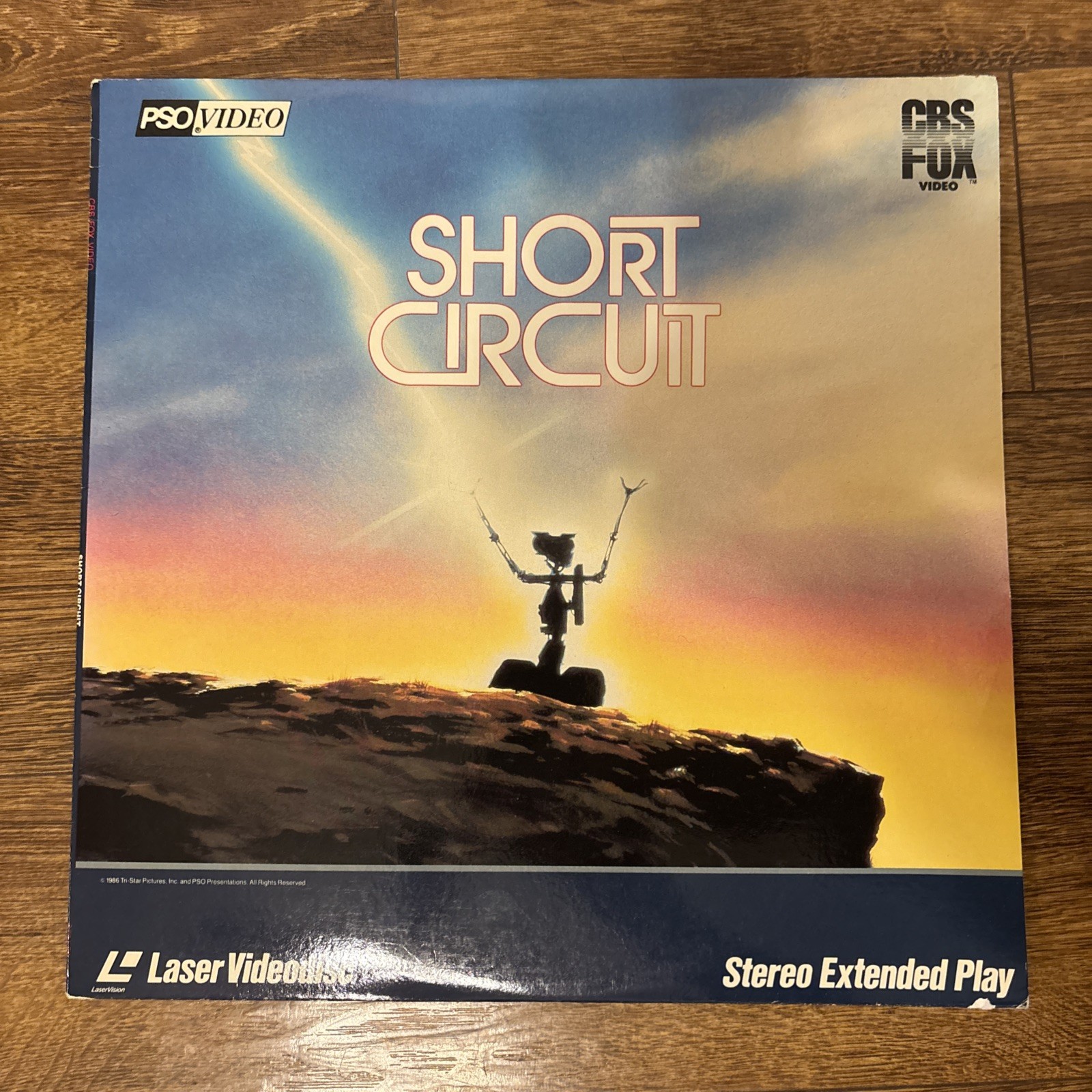 Short Circuit PSO Video Laser Disc, Stereo Extended Play. 1986 CBS FOX