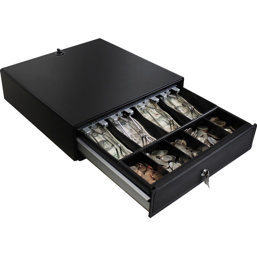 Adesso MRP-13CD 13" POS Cash Drawer w/ Removable 4 Bill & 5 Coin Tray