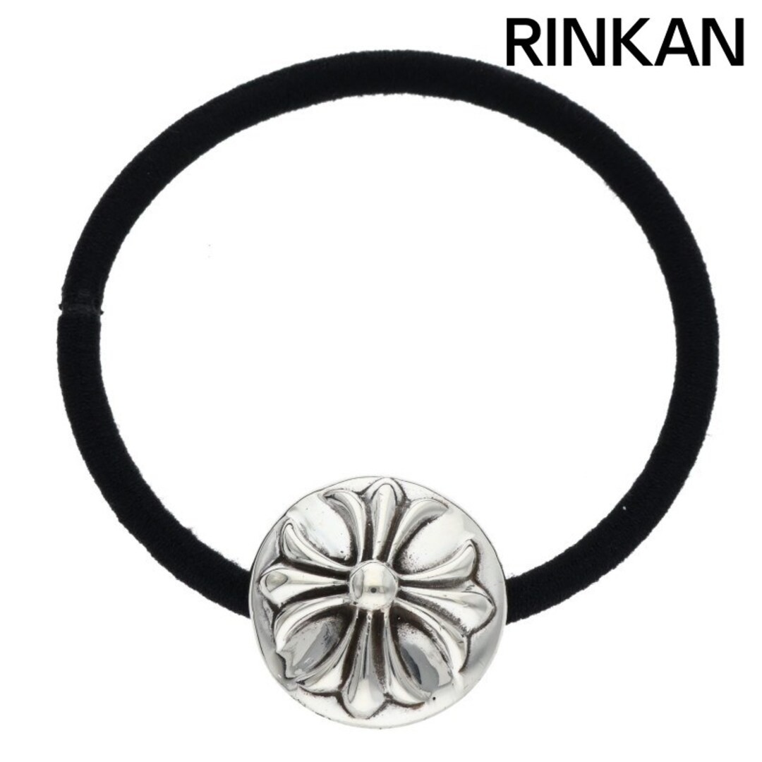 Chrome Hearts Hairband Cross Ball Button Hair Elastic Silver Concho Mens Used 3d
