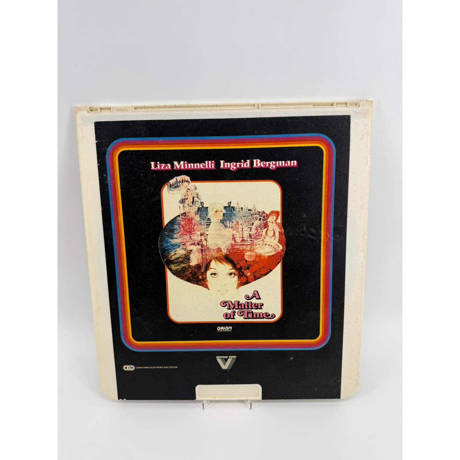 Vestron A Matter of Time CED Movie Liza Minnelli Ingrid Bergman Vintage 1983