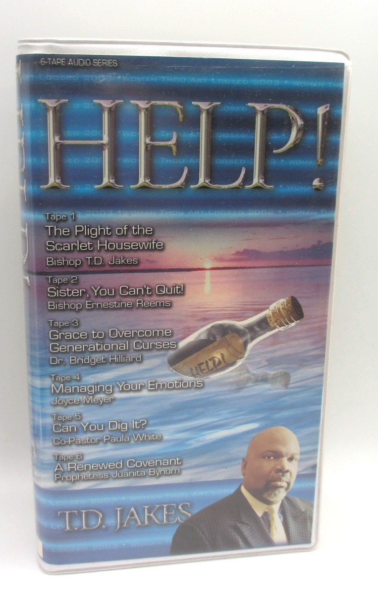 Bishop T. D. Jakes HELP!   6-Tape Cassette Set Religious