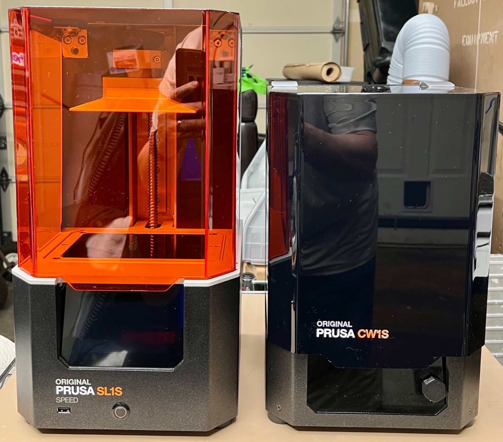 Prusa SL1S Speed Resin 3D Printer + CW1S Wash & Cure Station Bundle – Excellent 