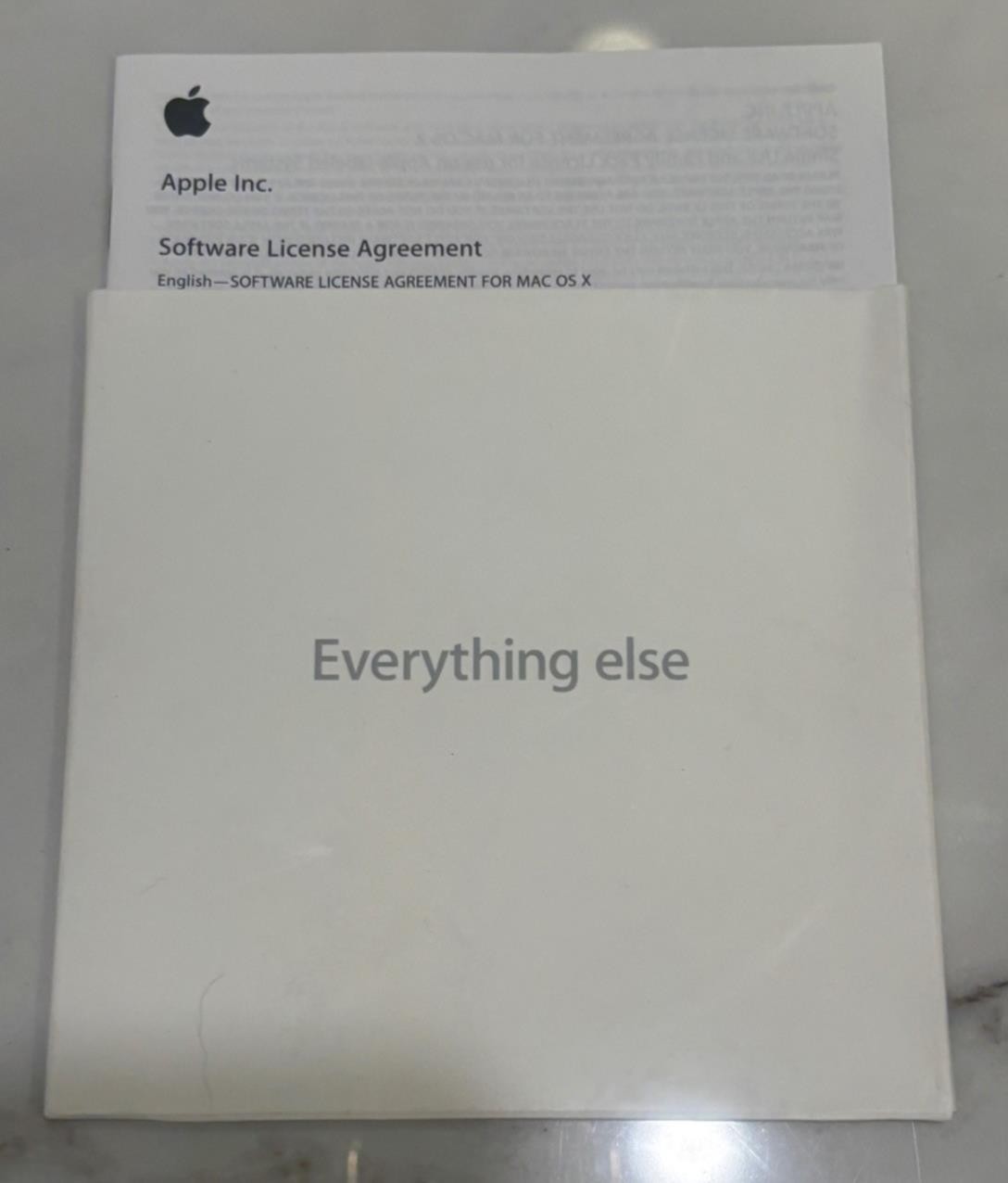 Apple Everything Else User Guide Manual (No Sticker) - Free Shipping