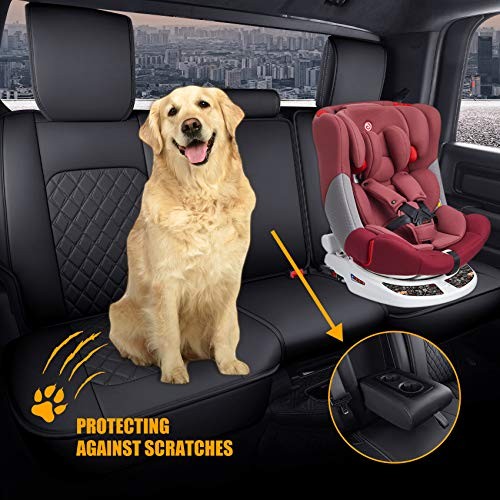 Dodge Ram Back Seat Covers Waterproof Leather Custom Fit 2009-2026 1500, 2010-26