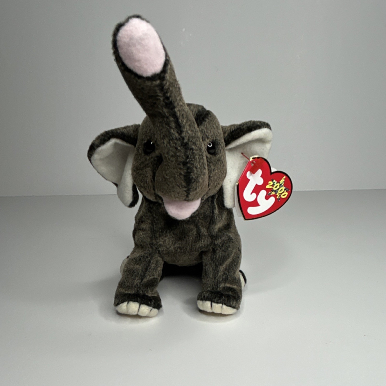 Ty Beanie Baby TRUMPET Elephant - 2000 Retired Original Plush - With Tags