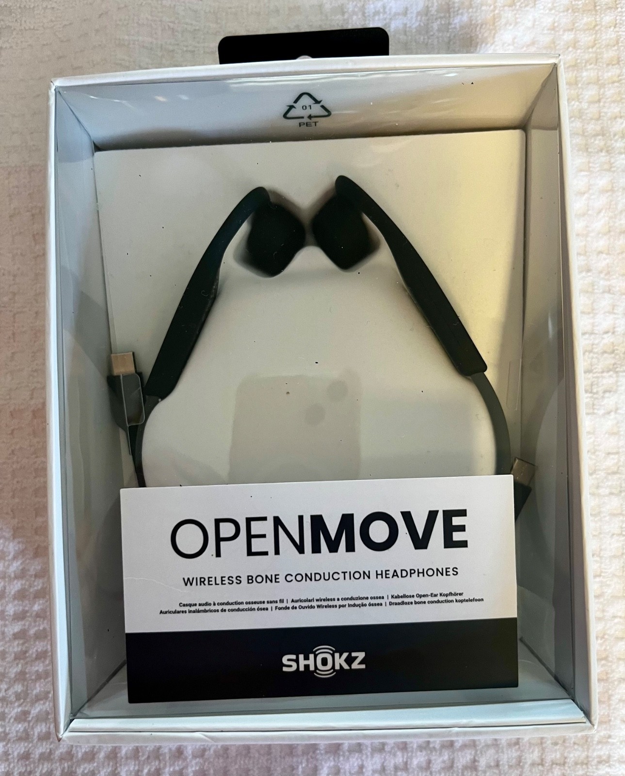 Shokz Openmove (S661) Open-ear Bone-conduction Headphones - Gray - BROKEN; 