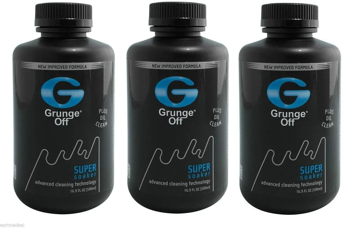 Grunge Off Super Soaker Glass Pipe Cleaner- 16oz- 3 Pack