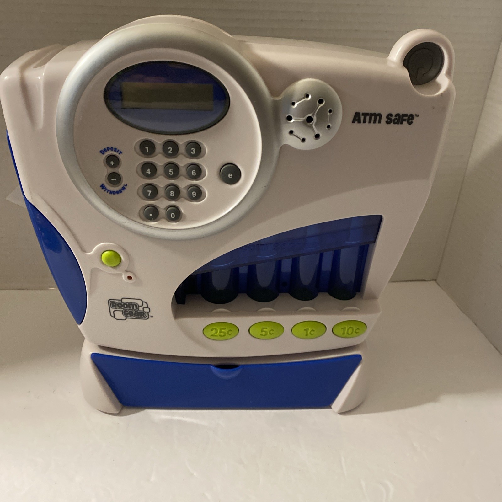 Room Gear Kids ATM Safe Learning Piggy Bank  ATM Machine Vintage