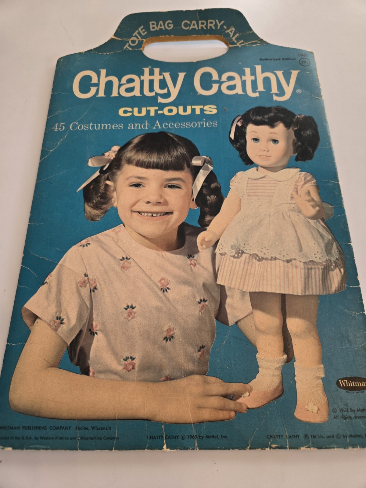 Vintage 1961 Chatty Cathy Paper Doll