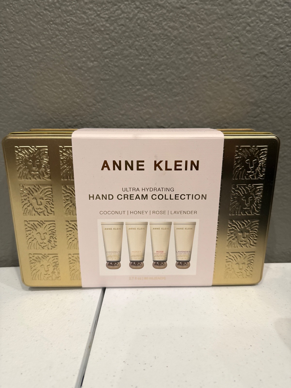 Anne Klein Hand Cream Collection Coconot,honey,r I se,lavender  New In Metallic