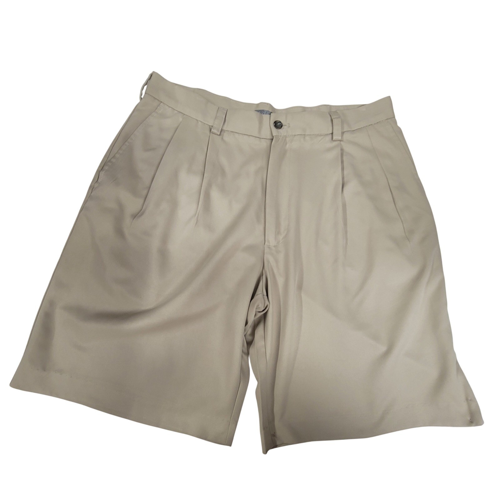 IZOD Golf Men's Pleated Khaki Shorts Size 34 Golf Casual