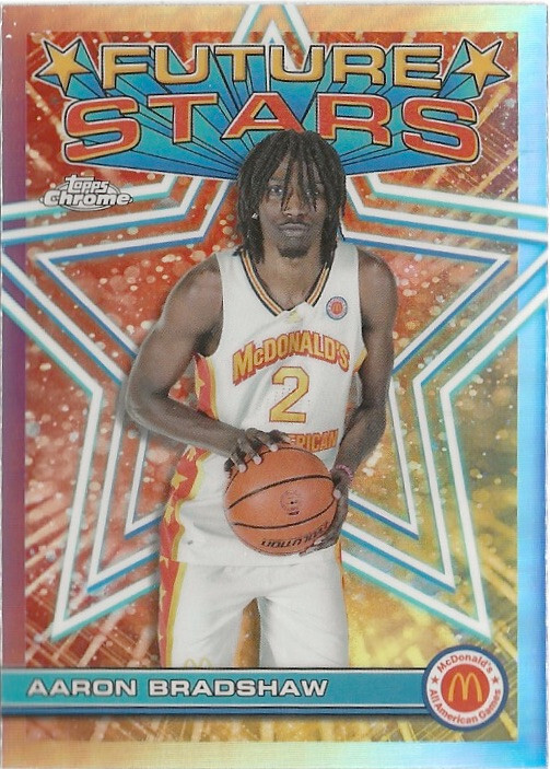 2022-23 Topps Chrome McDonald's Aaron Bradshaw Refractor SP RC #FS-1 (E)
