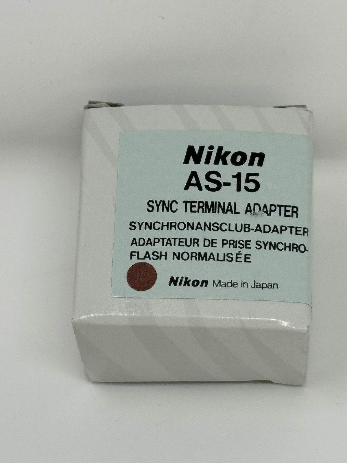 Nikon AS-15 Sync Terminal Adapter (Hot Shoe to PC)