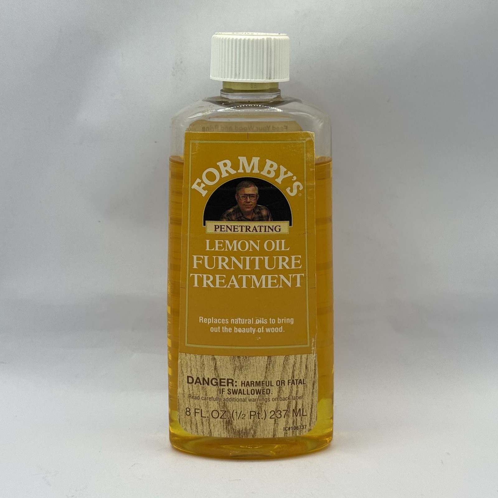 Vintage Formby’s Lemon Oil Furniture Treatment, 8 oz - 90% Full *Discontinued*