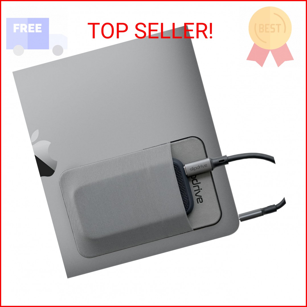 Slipdrive - Portable Hard Drive Sleeve for Laptop - SSD Solid State Drive - Reus