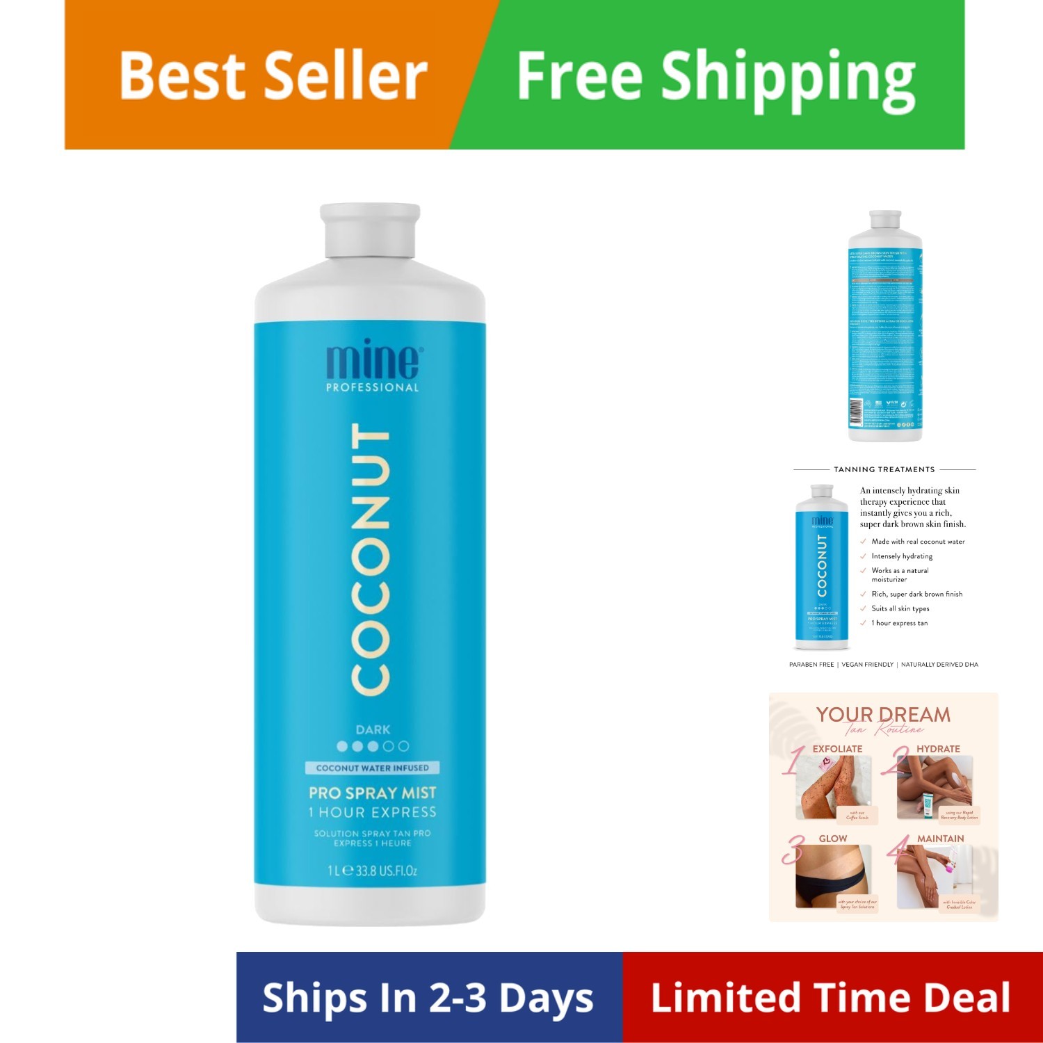 MineTan Professional Spray Solution | Tanning Treatments Collection - Airbrus...