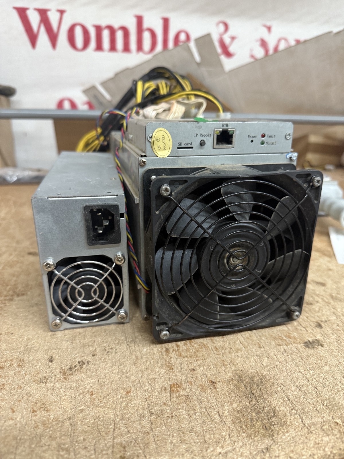 Bitmain Antminer S9 13.5TH Braiins OS Bitcoin Miner With PSU 120v BTC BCH