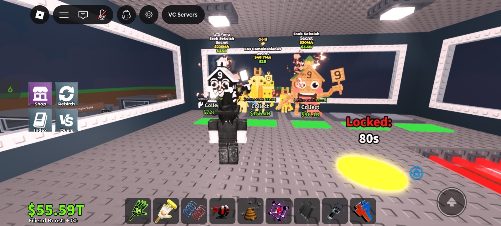 Roblox Game Item Asset Generation 9 Secret Gold Offline Cash