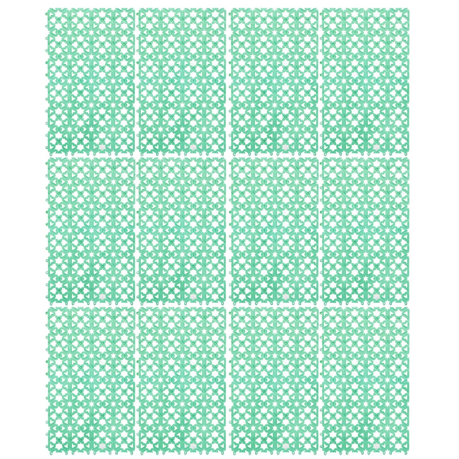 12 Pcs Rabbit Cage Mats Plastic Bunny Feet Pad Playpen Feet Mats Floor Feet P...